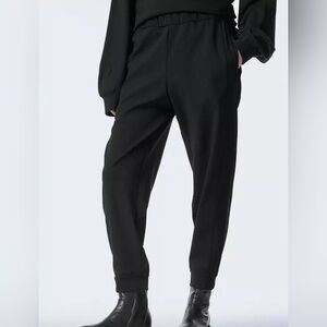 JNBY Black Navy Wool Jogger Pants